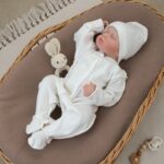Комплект на выписку 4 предмета "Новый Сатин", молоко